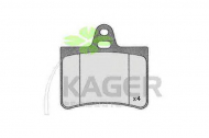 Комплект тормозных колодок KAGER 35-0539