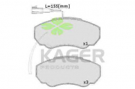 Комплект тормозных колодок KAGER 35-0565