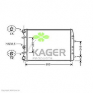Теплообменник KAGER 31-0997