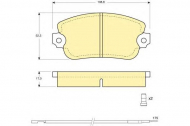Комплект тормозных колодок GIRLING 6101543