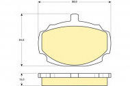 Комплект тормозных колодок GIRLING 6103316