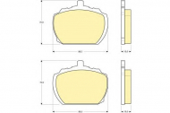 Комплект тормозных колодок GIRLING 6103406