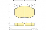 Комплект тормозных колодок GIRLING 6103863