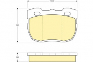 Комплект тормозных колодок GIRLING 6103946