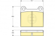 Комплект тормозных колодок GIRLING 6106632