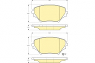 Комплект тормозных колодок GIRLING 6132519