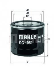 Фильтр MAHLE ORIGINAL OC 1051