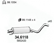 Амортизатор ASSO 34.6118