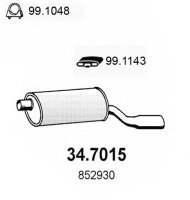 Амортизатор ASSO 34.7015