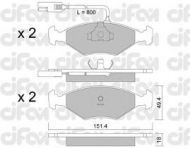 Комплект тормозных колодок CIFAM 822-057-0