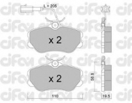 Комплект тормозных колодок CIFAM 822-074-0