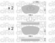 Комплект тормозных колодок CIFAM 822-082-1