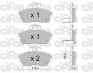 Комплект тормозных колодок CIFAM 822-119-0