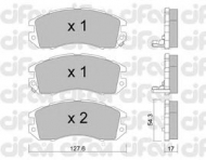 Комплект тормозных колодок CIFAM 822-135-0