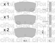 Комплект тормозных колодок CIFAM 822-169-0