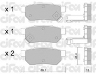 Комплект тормозных колодок CIFAM 822-170-1