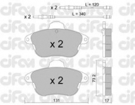 Комплект тормозных колодок CIFAM 822-184-1