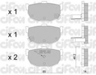 Комплект тормозных колодок CIFAM 822-362-1