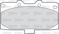Комплект тормозных колодок VALEO 598476