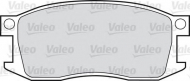 Комплект тормозных колодок VALEO 598208