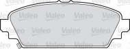 Комплект тормозных колодок VALEO 598435