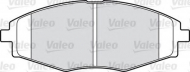 Комплект тормозных колодок VALEO 598316