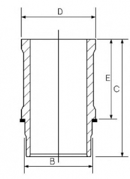 Втулка GOETZE ENGINE 14-636470-00