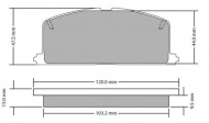 Комплект тормозных колодок FREMAX FBP-0303