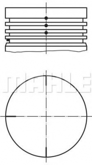Поршень PERFECT CIRCLE 59 80128 0