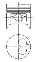 Поршень KOLBENSCHMIDT 94372700