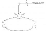 Комплект тормозных колодок WAGNER WBP21674A