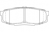 Комплект тормозных колодок WAGNER WBP24653A