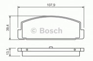 Комплект тормозных колодок BOSCH 0 986 424 295