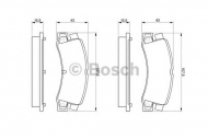 Комплект тормозных колодок BOSCH 0 986 424 383