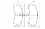 Комплект тормозных колодок BOSCH 0 986 424 523