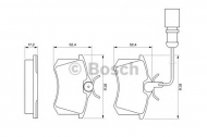 Комплект тормозных колодок BOSCH 0 986 424 559