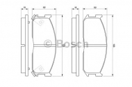 Комплект тормозных колодок BOSCH 0 986 460 020