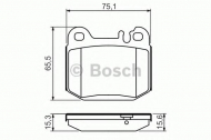 Комплект тормозных колодок BOSCH 0 986 494 410
