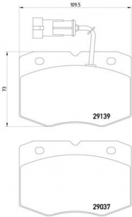 Комплект тормозных колодок HELLA PAGID 8DB 355 005-501