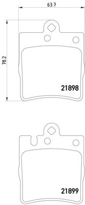 Комплект тормозных колодок HELLA PAGID 8DB 355 008-451