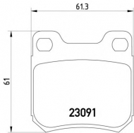 Комплект тормозных колодок HELLA PAGID 8DB 355 009-041
