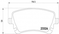 Комплект тормозных колодок HELLA PAGID 8DB 355 011-531