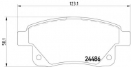 Комплект тормозных колодок HELLA PAGID 8DB 355 012-781