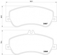 Комплект тормозных колодок HELLA PAGID 8DB 355 014-221