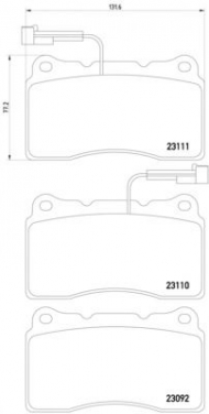 Комплект тормозных колодок HELLA PAGID 8DB 355 018-361