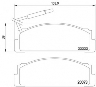 Комплект тормозных колодок HELLA PAGID 8DB 355 018-911