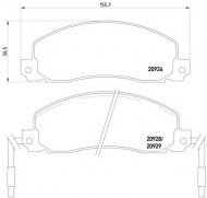 Комплект тормозных колодок HELLA PAGID 8DB 355 018-981