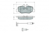Комплект тормозных колодок PROCODIS FRANCE PF1513