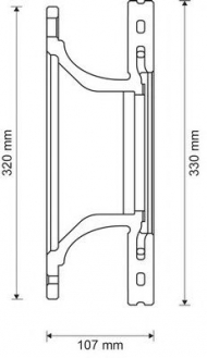 Тормозной диск JURID 569172J