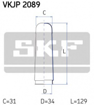 Комплект пыльника SKF VKJP 2089